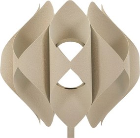 Beżowa lampa stojąca z metalowym kloszem (wysokość 155 cm) Space – Mauro Ferretti
