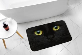 Dywanik łazienkowy antypoślizgowy Dywanik łazienkowy antypoślizgowy Czarny kot