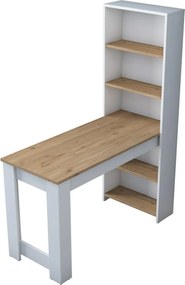 Biurko Halon White and Walnut