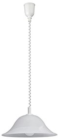 Rabalux 3904 - Regulowana lampa wisząca ALABASTRO 1xE27/60W/230V szkło alabastrowe
