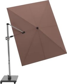 HYPERION 330 x 240 PRESTIGE - luksusowy huśtawkowy parasol ogrodowy z bocznym drążkiem : Kolor parasola - UMBRA