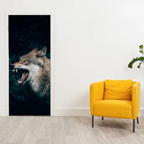Fototapeta na drzwi - Wilk (95x205cm)