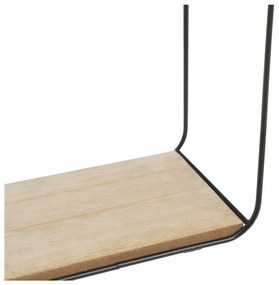 Czarno-naturalne półki zestaw 2 szt. 21 cm – Casa Selección