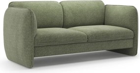 Zielona sofa z tkaniny szenilowej 168 cm Georgia – Micadoni