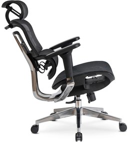 Fotel Biurowy Ergonomiczny Obrotowy NINO Czarny Nowoczesny