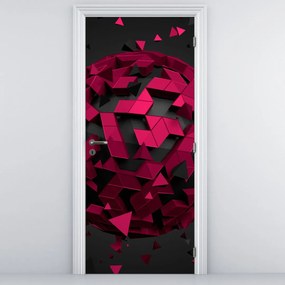 Fototapeta na drzwi - Abstrakcja 3D (95x205cm)