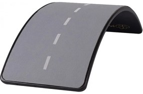 Deska do balansowania z filcem 80x30cm dla dzieci. balance board czarny z filcem szarym autostrada - meowbaby®