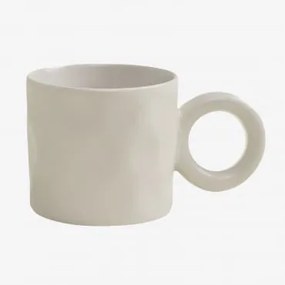 Zestaw 2 Filiżanek Do Kawy Z Porcelany New Bone China 30 Cl Guisla Kremowa Tapioca - Sklum
