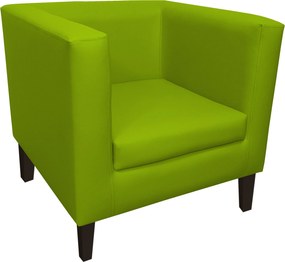 Fotel Monaco tkanina Eko-skóra : Kolor nogi - Venge, Kolor tkaniny - EKO-SKÓRA - 5D, Wysokość nogi - 20 cm