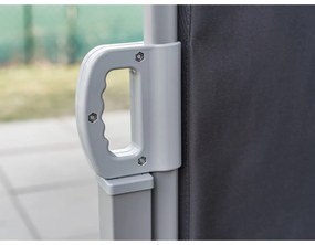 Happy Green Składana parawan przesuwny 3 x 1,6 m, szary