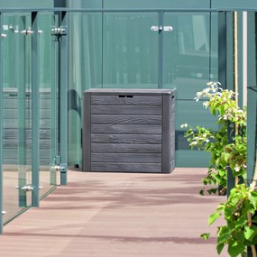 Skrzynia ogrodowa Woodebox 140 l antracytowa PROSPERPLAST