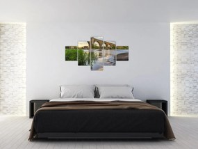 Obraz - Most kolejowy w Richmond (125x70 cm)
