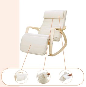 Jurhan Fotel bujany SWING, max obciążenie 150kg, 67x115x91cm, beżowa