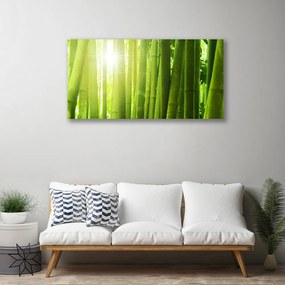 Obraz na płótnie Świeżość Zielonego Bambusa