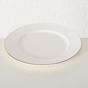 Talerz deserowy KELLY, porcelanowy, Ø 20 cm
