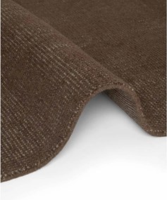 Brązowy wełniany okrągły dywan tkany ręcznie ø 160 cm Greenwich – Ted Baker