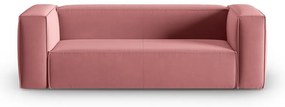 Różowa aksamitna sofa 200 cm Mackay – Cosmopolitan Design