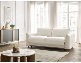 Kremowa rozkładana sofa 214 cm Ernest – Bobochic Paris