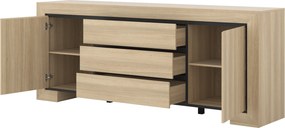 Komoda LUNO 225 cm do Salonu Sypialni Dąb Samdal