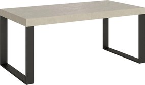 Stół rozkładany 200/304x90 cm Tecno kaszmir nogi antracytowe