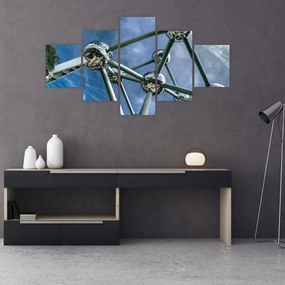 Obraz - Atomium w Brukseli (125x70 cm)