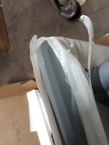 PROMOCJA Szary stół jadalniany BERGEN 120x80 cm II. jakość