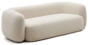 Kremowa sofa z materiału bouclé 246 cm Martina – Kave Home