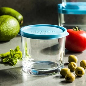 Bormioli Rocco Szklany pojemnik z pokrywką Frigoverre, 9,5 cm, S