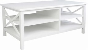 Stolik kawowy, matowa biel