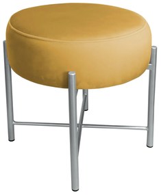 Taboret Pola noga metalowa szara MG15