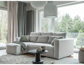 Kremowy rozkładany narożnik (róg zmienny) Homely Tommy – Miuform