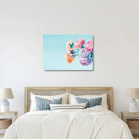Obraz na szkle - Kwiaty w wazonie (70x50 cm)