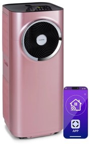 Klarstein Kraftwerk Smart 12000 BTU Klimatyzacja Przenośna Różowe złoto