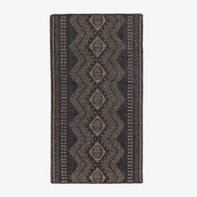 Prostokątny Dywanik Zewnętrzny Z Polipropylenu Ariane Szary Kret & 80 X 150 Cm - Sklum