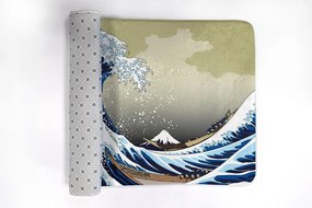 Antypoślizgowy dywanik łazienkowy Antypoślizgowy dywanik łazienkowy Kanagawa Wielka fala