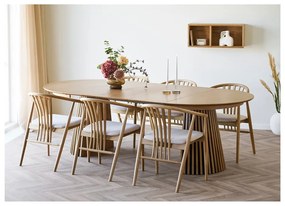Wielopoziomowa półka w dekorze dębu w naturalnym kolorze 20 cm Oshawa – House Nordic