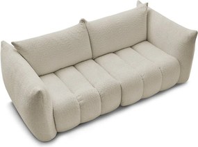 Beżowa sofa z materiału bouclé 234 cm Azra – Bobochic Paris