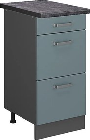 Szafka dolna do kuchni niebiesko-szary 40x60x81.6 r-line