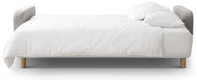 Beżowa rozkładana sofa ze schowkiem 231 cm Elen – Micadoni