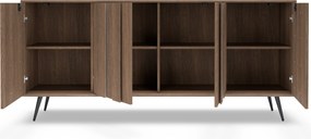 Komoda Flaro 183 cm z oświetleniem - dąb dunin