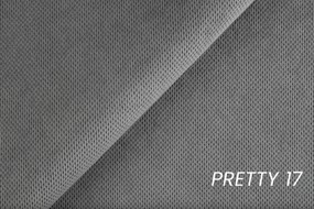 Narożnik Nardo L z funkcją spania prawostronny - szary plusz Pretty 17