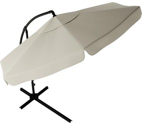 Ogrodowy parasol składany LEVI 300 cm, beżowy + darmowe opakowanie