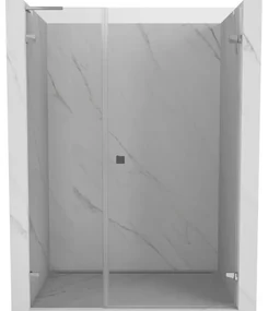 Mexen Lunar-B L drzwi prysznicowe uchylne prawe 125 cm, transparent, chrom - 832SL-125-050-01-00-P