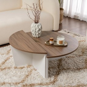Stolik kawowy Orion Walnut White