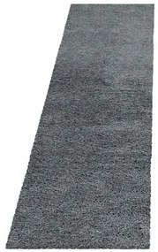 Dywan shaggy Fluffy Super Soft  jasny szary 80 cm x 250 cm