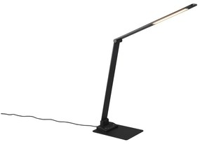 Czarna lampa stołowa LED ze ściemniaczem (wys. 72 cm) Travis – Trio