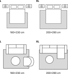 Szałwiowy dywan z mieszanki wełny tkany ręcznie 200x290 cm Henley Sage – Asiatic Carpets