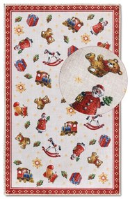 Czerwony dywan ze świątecznym motywem 50x80 cm Red Christmas – Villeroy&amp;Boch