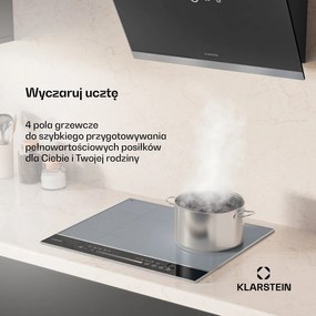 Klarstein DualTone Hybrid płyta indukcyjna, Flex Zone, wyświetlacz LED, 7200 W