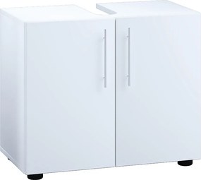 Drewniana szafka łazienkowa Flandu ll obrotowe drzwi